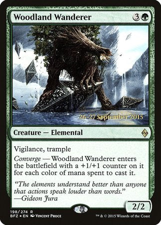 Woodland Wanderer [Battle for Zendikar Promos] | Mindsight Gaming