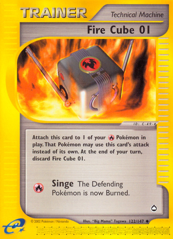 Fire Cube 01 (122/147) [Aquapolis] | Mindsight Gaming