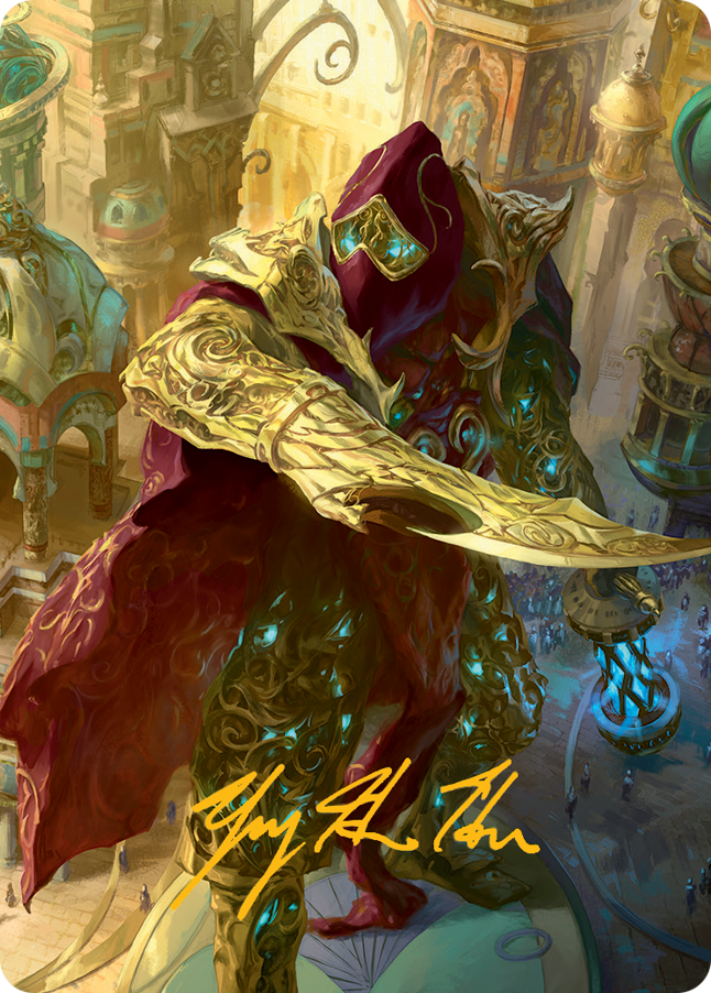 Baral, Chief of Compliance Art Card (Gold-Stamped Signature) [March of the Machine Art Series] | Mindsight Gaming