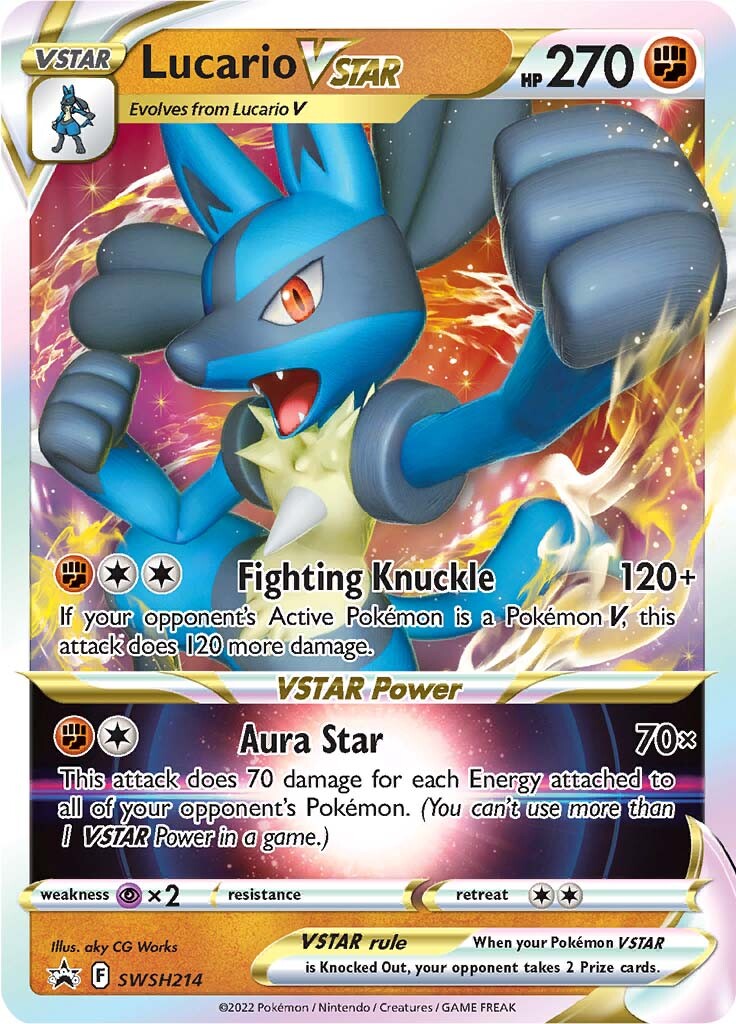 Lucario VSTAR (SWSH214) [Sword & Shield: Black Star Promos] | Mindsight Gaming