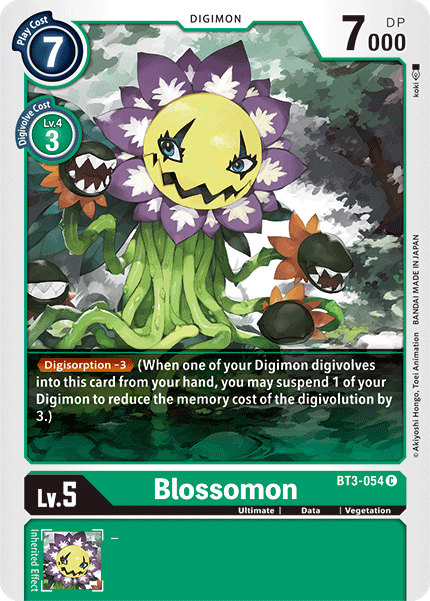 Blossomon [BT3-054] [Release Special Booster Ver.1.5] | Mindsight Gaming