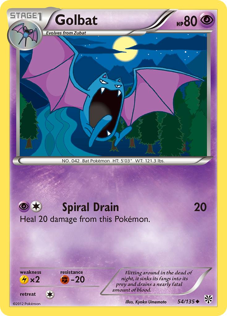 Golbat (54/135) [Black & White: Plasma Storm] | Mindsight Gaming