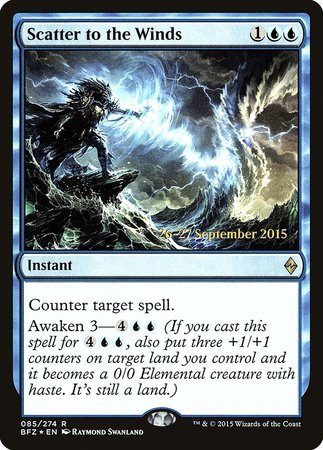 Scatter to the Winds [Battle for Zendikar Promos] | Mindsight Gaming