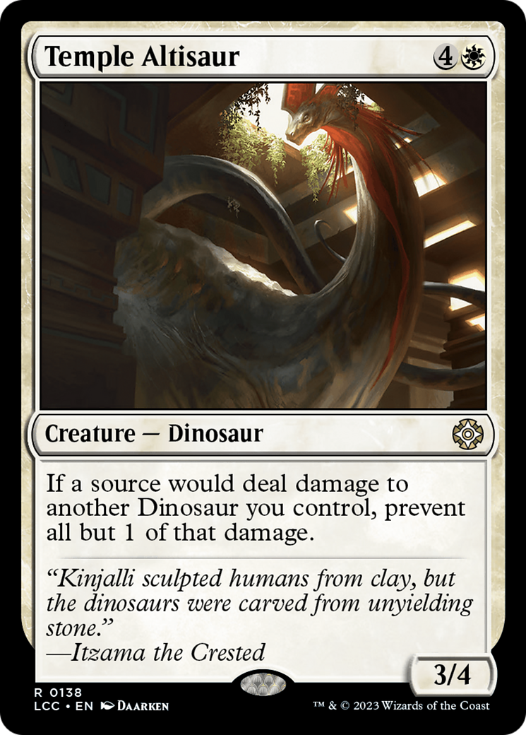 Temple Altisaur [The Lost Caverns of Ixalan Commander] | Mindsight Gaming