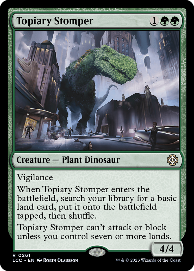 Topiary Stomper [The Lost Caverns of Ixalan Commander] | Mindsight Gaming