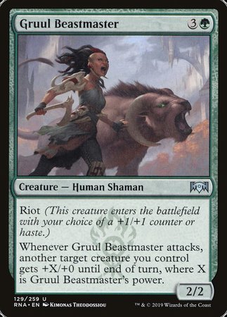 Gruul Beastmaster [Ravnica Allegiance] | Mindsight Gaming