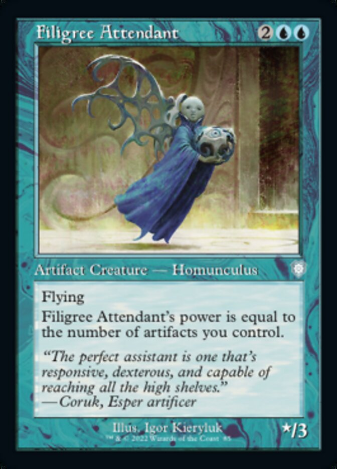 Filigree Attendant (Retro) [The Brothers' War Commander] | Mindsight Gaming