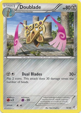 Doublade (14/30) [XY: Trainer Kit 1 - Bisharp] | Mindsight Gaming