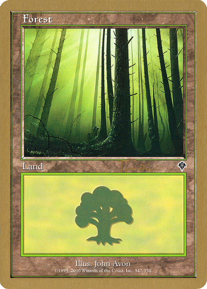 Forest (jt347) (Jan Tomcani) [World Championship Decks 2001] | Mindsight Gaming