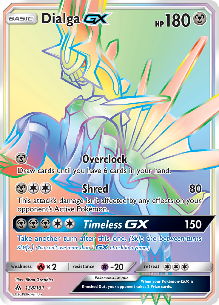 Dialga GX (138/131) [Sun & Moon: Forbidden Light] | Mindsight Gaming