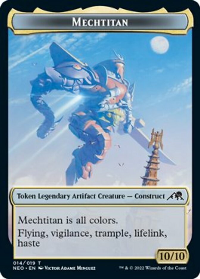 Mechtitan Token [Kamigawa: Neon Dynasty Tokens] | Mindsight Gaming