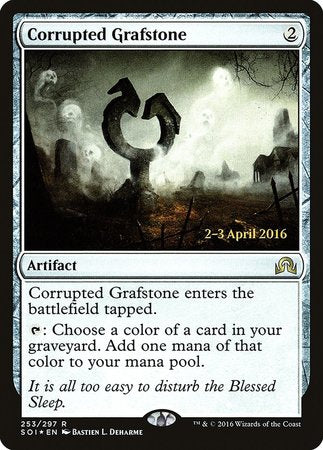 Corrupted Grafstone [Shadows over Innistrad Promos] | Mindsight Gaming