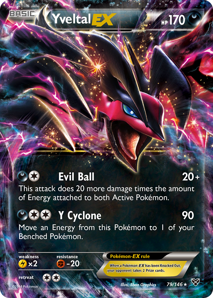 Yveltal EX (79/146) [XY: Base Set] | Mindsight Gaming