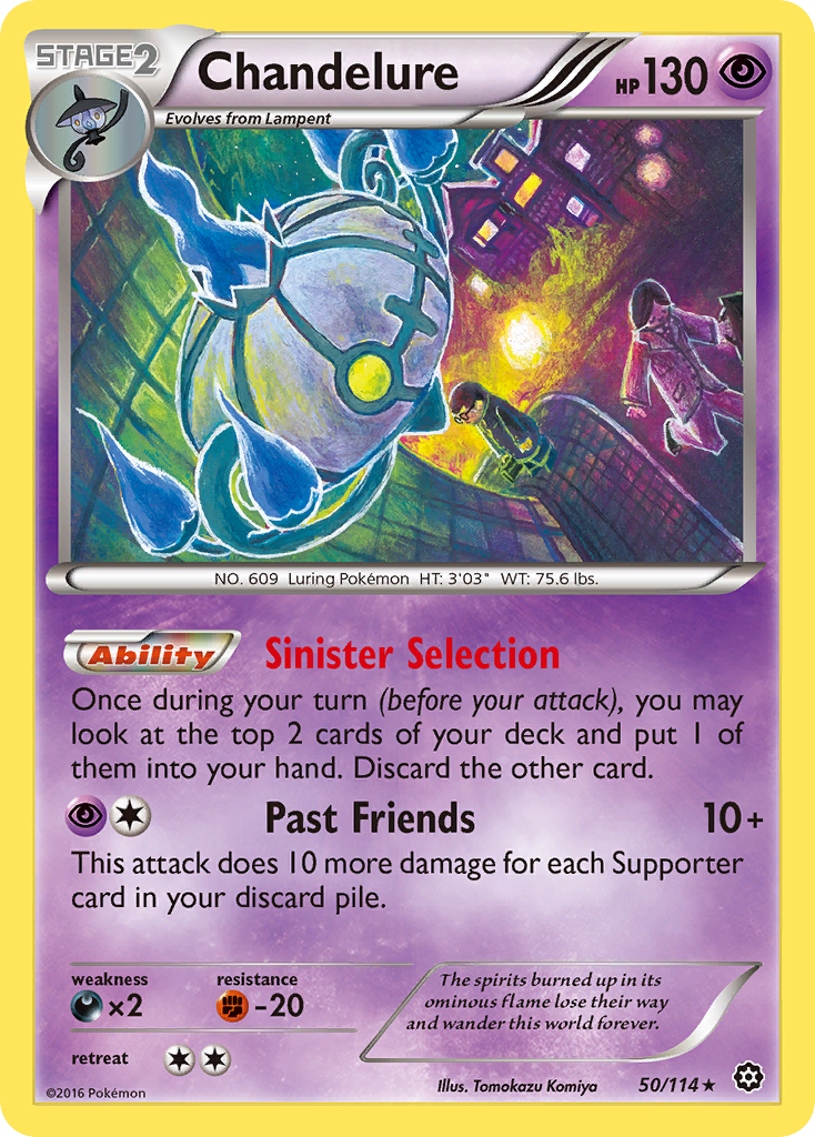 Chandelure (50/114) [XY: Steam Siege] | Mindsight Gaming