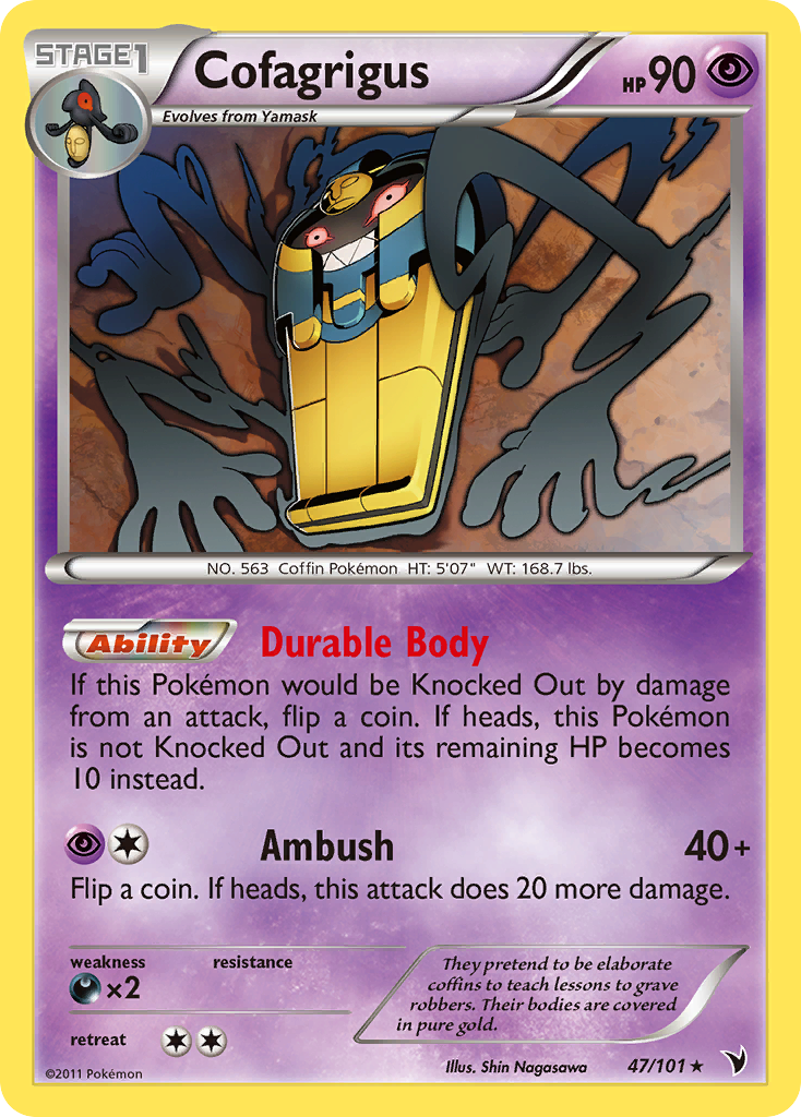 Cofagrigus (47/101) [Black & White: Noble Victories] | Mindsight Gaming