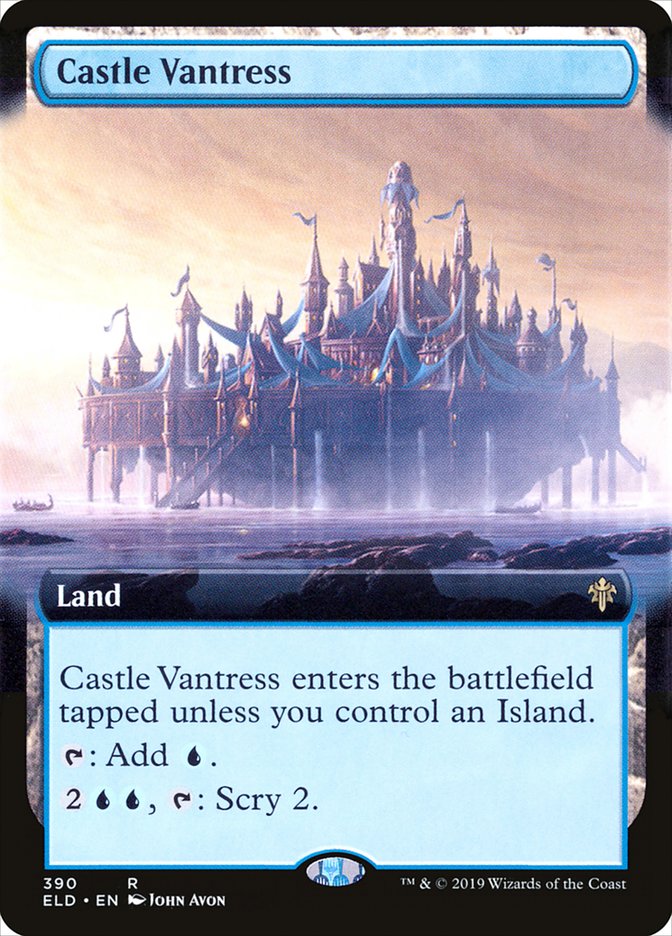 Castle Vantress (Extended Art) [Throne of Eldraine] | Mindsight Gaming