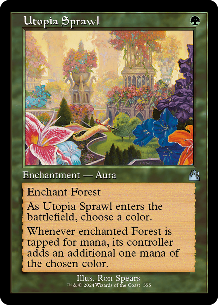 Utopia Sprawl (Retro Frame) [Ravnica Remastered] | Mindsight Gaming