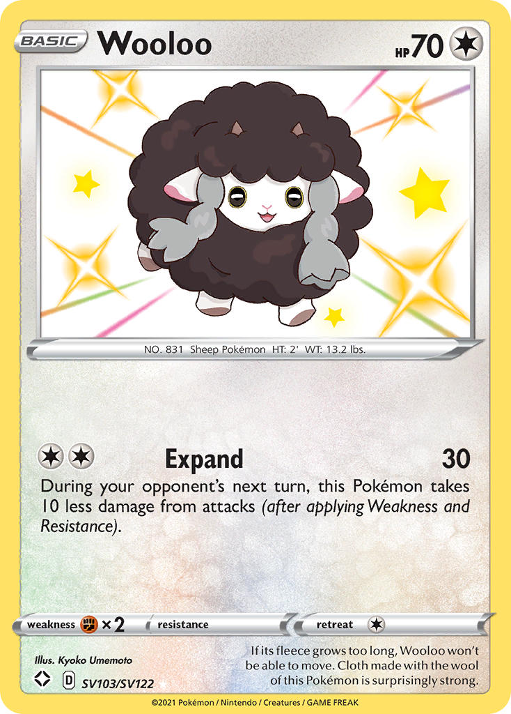 Wooloo (SV103/SV122) [Sword & Shield: Shining Fates] | Mindsight Gaming