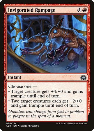 Invigorated Rampage [Aether Revolt] | Mindsight Gaming