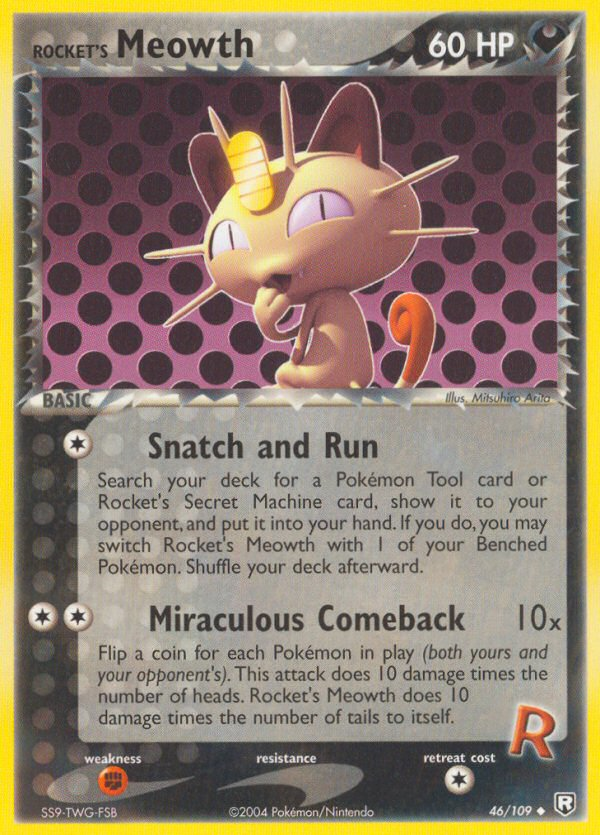 Rocket's Meowth (46/109) [EX: Team Rocket Returns] | Mindsight Gaming