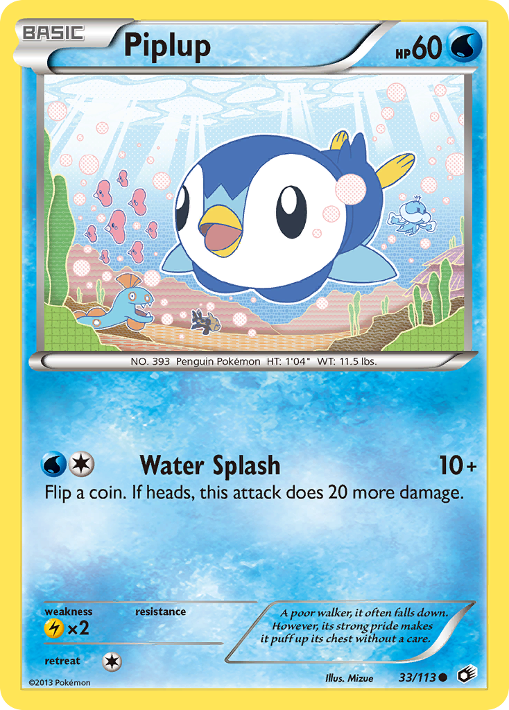 Piplup (33/113) [Black & White: Legendary Treasures] | Mindsight Gaming