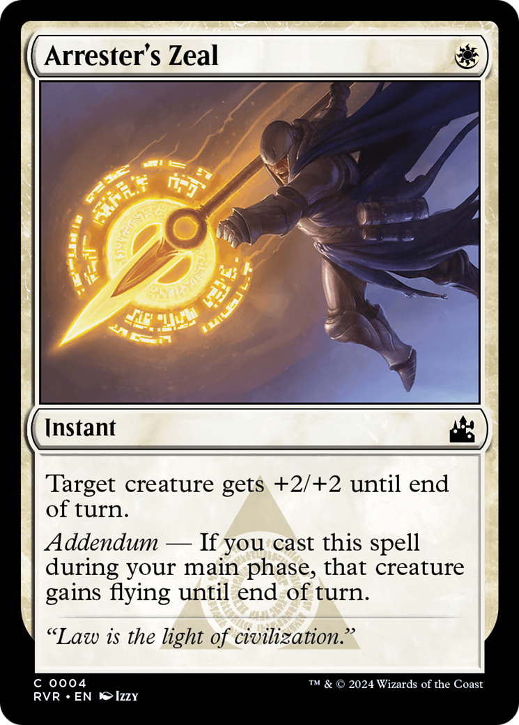 Arrester's Zeal [Ravnica Remastered] | Mindsight Gaming