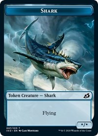 Shark // Human Soldier (003) Double-sided Token [Ikoria: Lair of Behemoths Tokens] | Mindsight Gaming