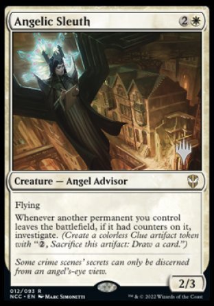 Angelic Sleuth (Promo Pack) [Streets of New Capenna Commander Promos] | Mindsight Gaming