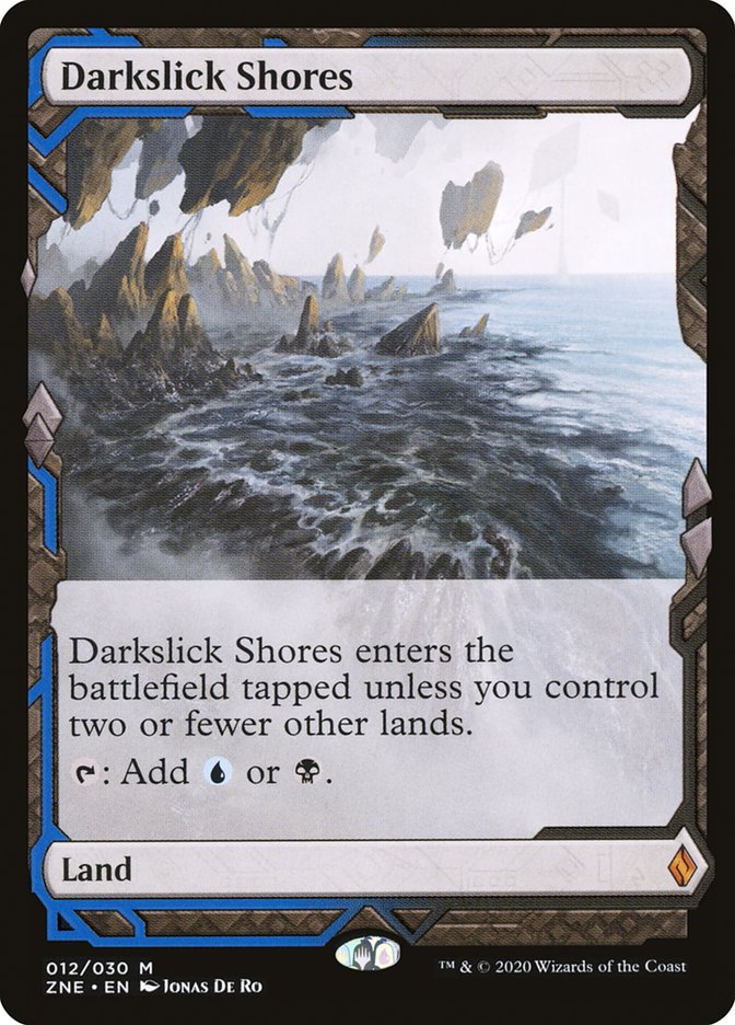 Darkslick Shores [Zendikar Rising Expeditions] | Mindsight Gaming