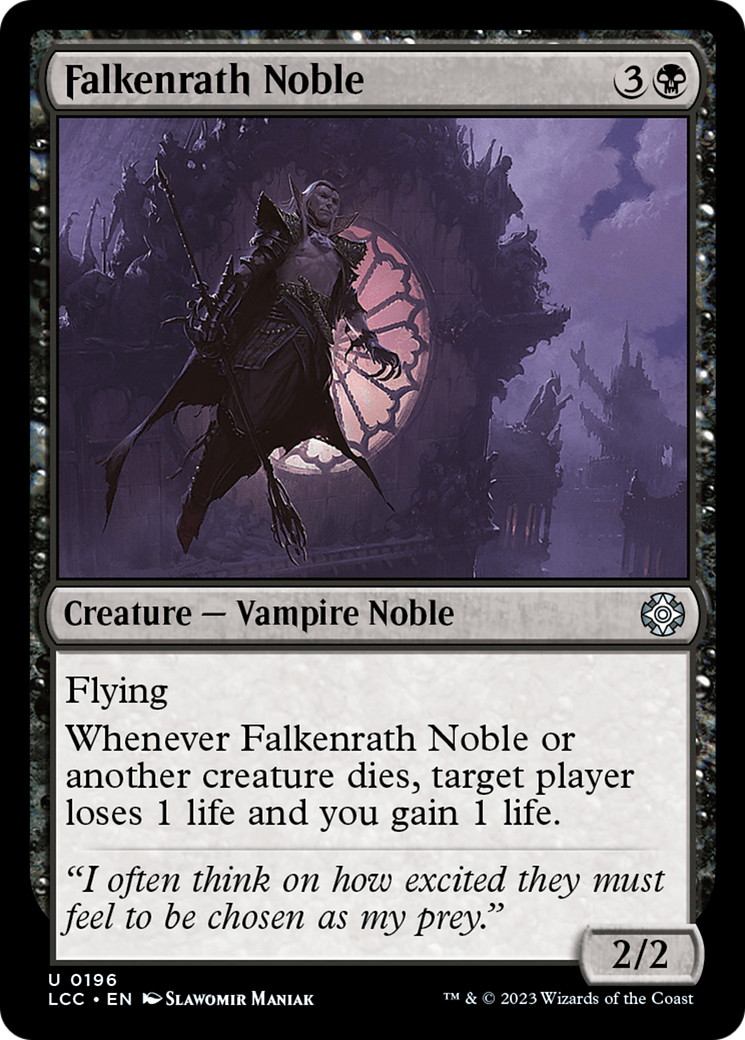 Falkenrath Noble [The Lost Caverns of Ixalan Commander] | Mindsight Gaming