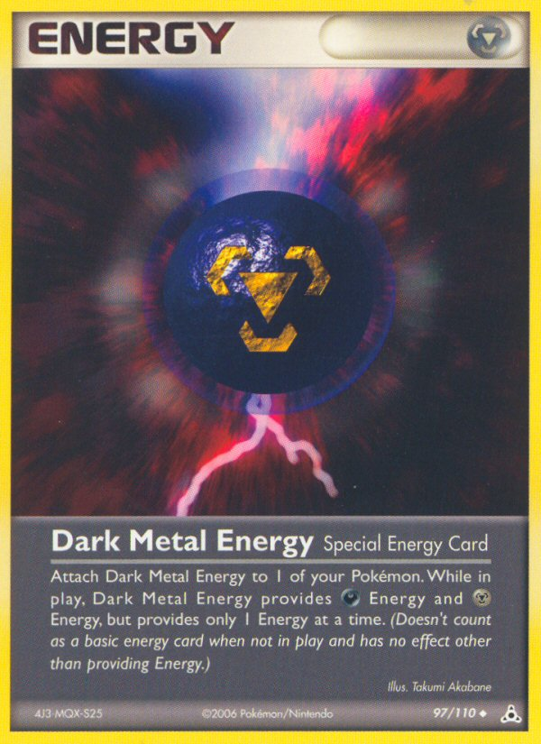 Dark Metal Energy (97/110) [EX: Holon Phantoms] | Mindsight Gaming