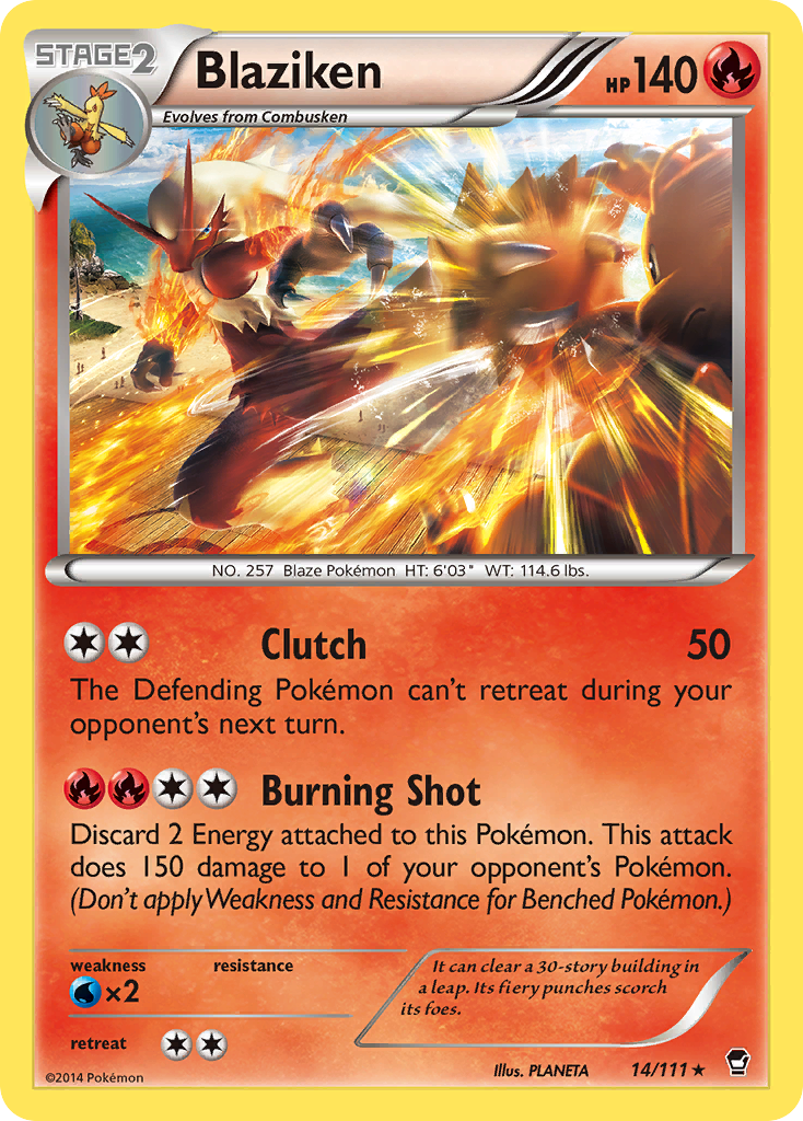 Blaziken (14/111) [XY: Furious Fists] | Mindsight Gaming