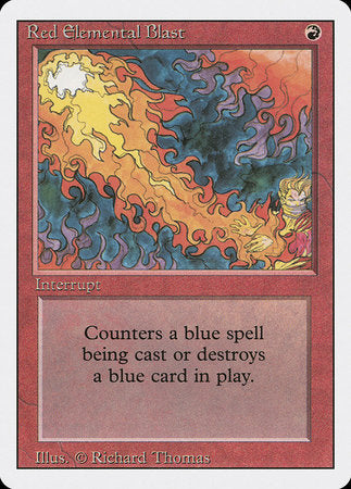 Red Elemental Blast [Revised Edition] | Mindsight Gaming