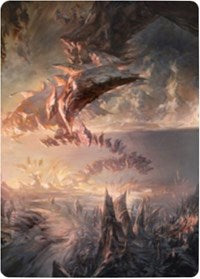 Needleverge Pathway Art Card [Zendikar Rising Art Series] | Mindsight Gaming