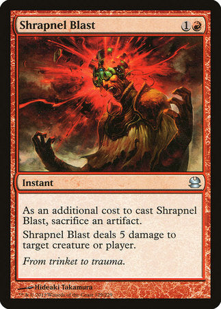 Shrapnel Blast [Modern Masters] | Mindsight Gaming