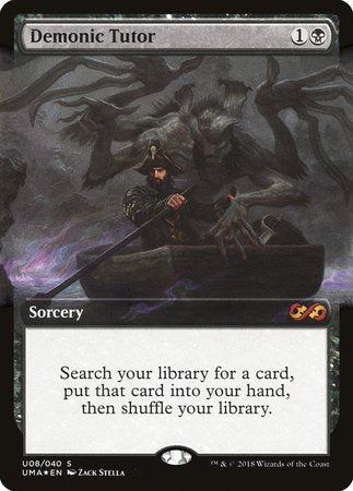 Demonic Tutor [Ultimate Box Topper] | Mindsight Gaming