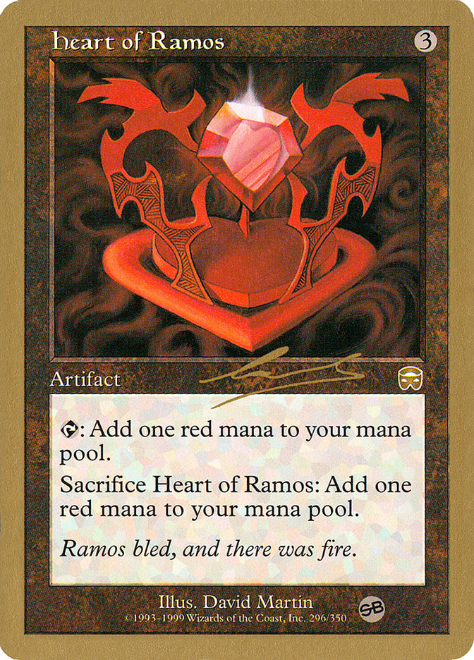 Heart of Ramos (Nicolas Labarre) (SB) [World Championship Decks 2000] | Mindsight Gaming