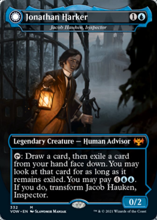 Jacob Hauken, Inspector // Hauken's Insight - Jonathan Harker // Harker's Obsessive Inquiry [Innistrad: Crimson Vow] | Mindsight Gaming