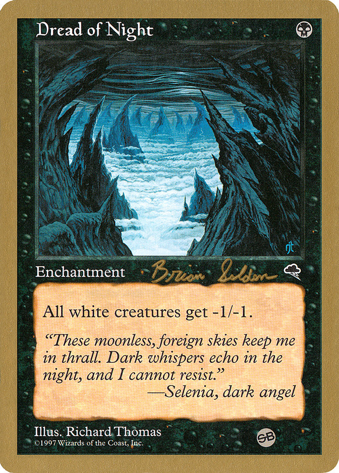 Dread of Night (Brian Selden) (SB) [World Championship Decks 1998] | Mindsight Gaming