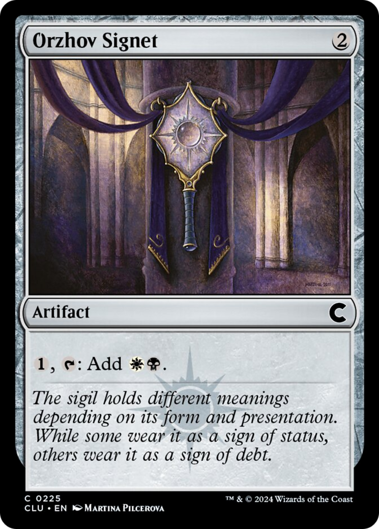 Orzhov Signet [Ravnica: Clue Edition] | Mindsight Gaming