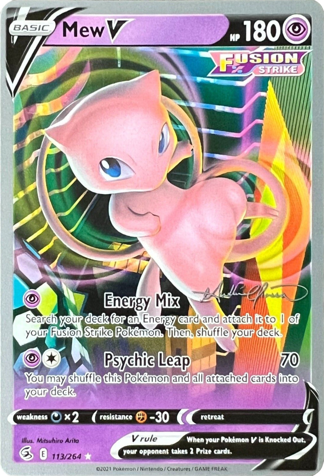 Mew V (113/264) (The Shape of Mew - Andre Chiasson) [World Championships 2022] | Mindsight Gaming