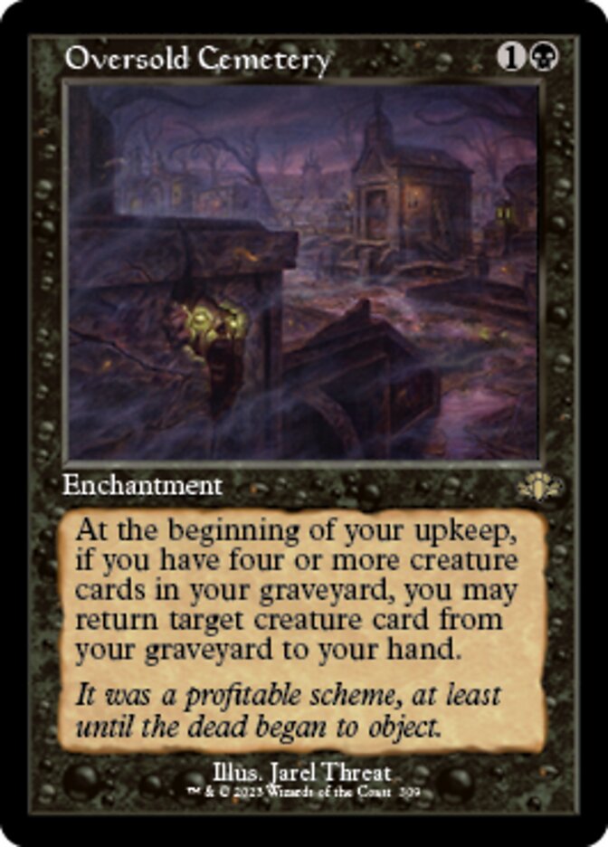 Oversold Cemetery (Retro) [Dominaria Remastered] | Mindsight Gaming