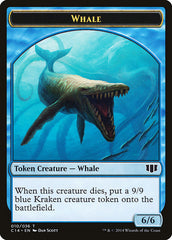 Whale // Zombie (011/036) Double-sided Token [Commander 2014 Tokens] | Mindsight Gaming