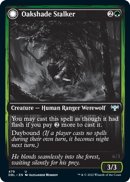 Oakshade Stalker // Moonlit Ambusher [Innistrad: Double Feature] | Mindsight Gaming