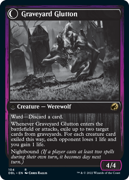 Graveyard Trespasser // Graveyard Glutton [Innistrad: Double Feature] | Mindsight Gaming