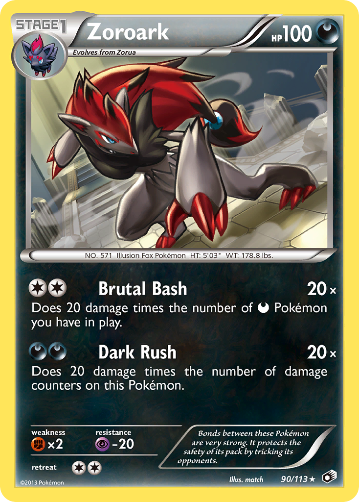 Zoroark (90/113) [Black & White: Legendary Treasures] | Mindsight Gaming