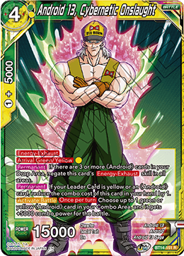 Android 13, Cybernetic Onslaught (BT14-151) [Cross Spirits] | Mindsight Gaming