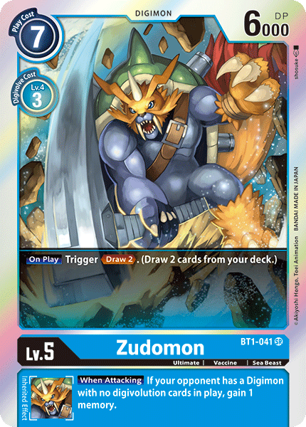 Zudomon [BT1-041] [Release Special Booster Ver.1.0] | Mindsight Gaming