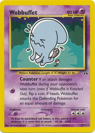 Wobbuffet (35/75) [Neo Discovery Unlimited] | Mindsight Gaming