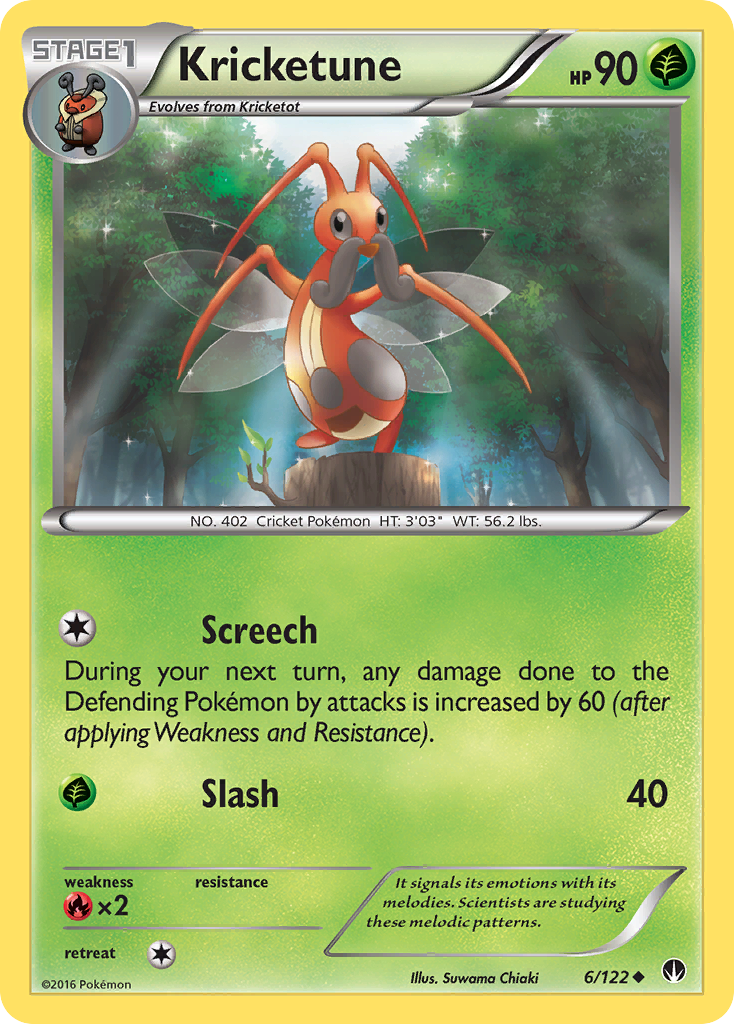 Kricketune (6/122) [XY: BREAKpoint] | Mindsight Gaming